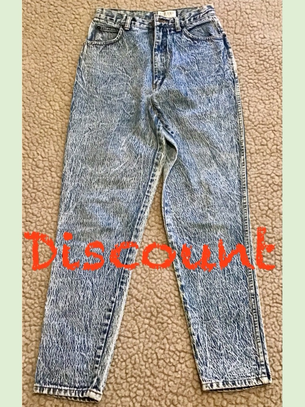 Vintage Acid Wash High Rise Jeans